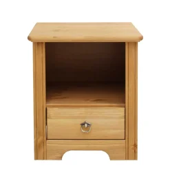 Landhaus Holzbett & Nachttische - Imressa (dreiteilig)