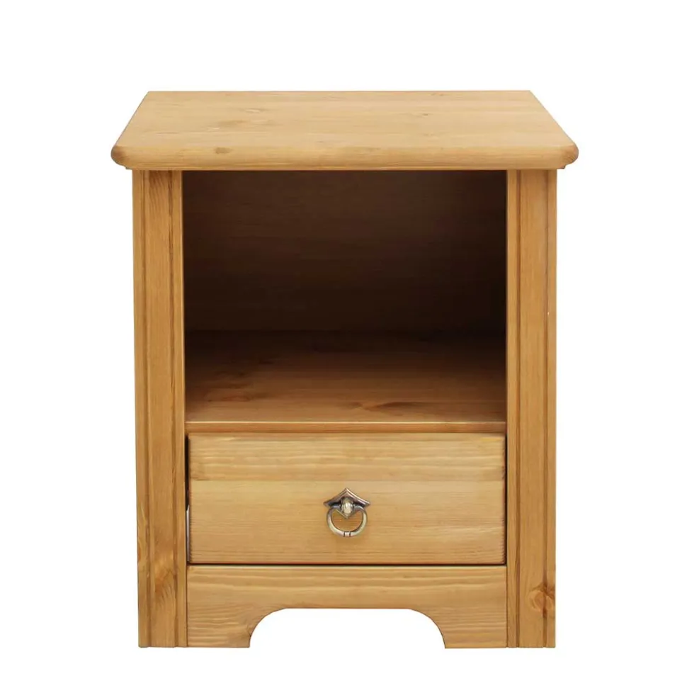 Landhaus Holzbett & Nachttische - Imressa (dreiteilig)