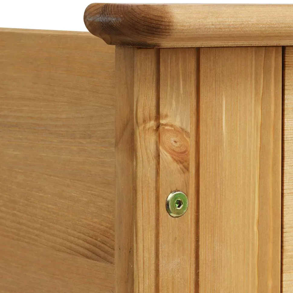 Landhaus Holzbett & Nachttische - Imressa (dreiteilig)