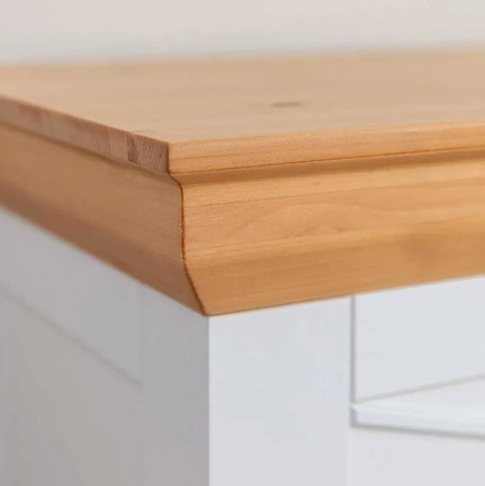 Landhaus Holztruhe aus Kiefer Massivholz - Saluts