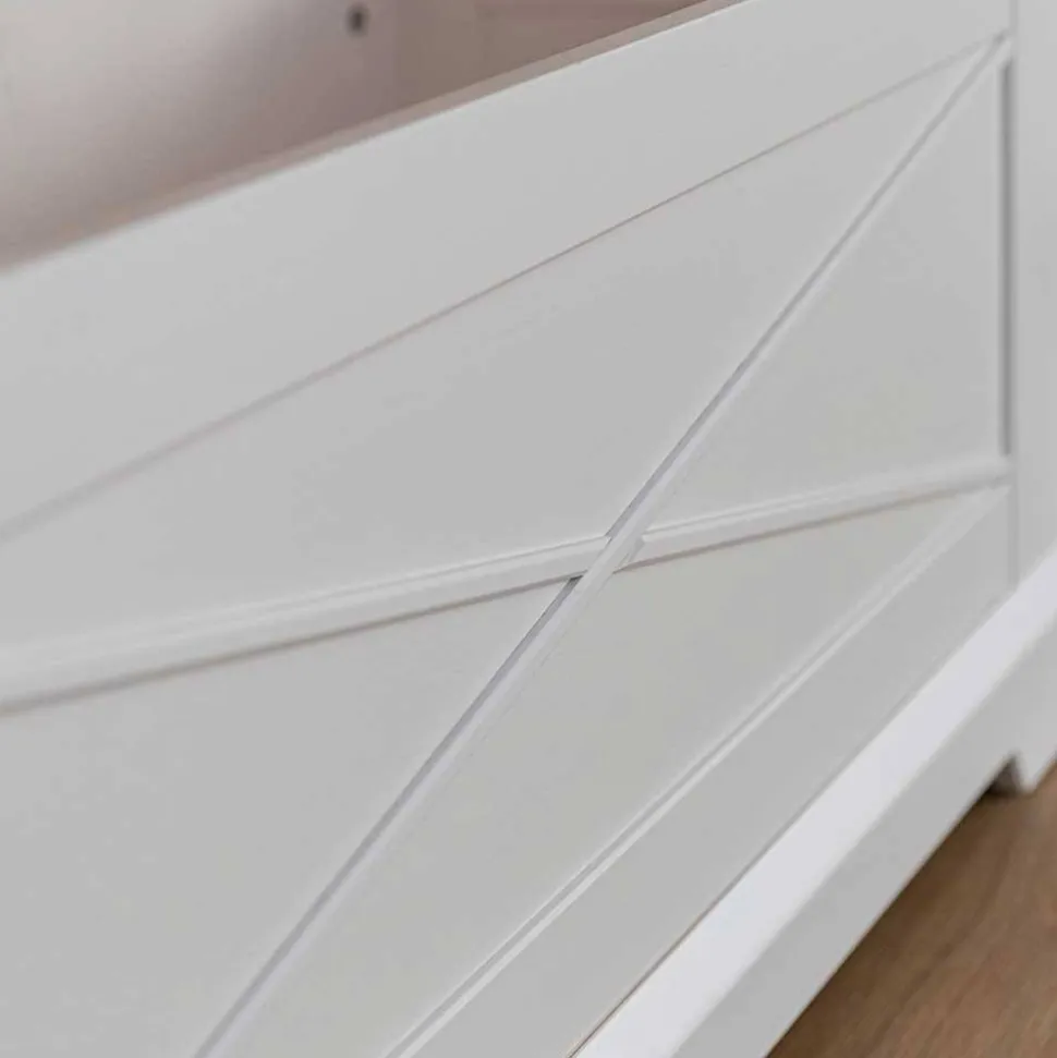 Landhaus Holztruhe aus Kiefer Massivholz - Saluts