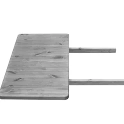 Landhaus Küchentisch in Grau & Kiefer Lauge - Viensta