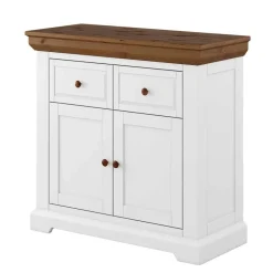 Landhaus Kombi-Kommode aus Kiefer zweifarbig - Zalya