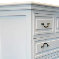 Landhaus Kommode Liacora in Weiß