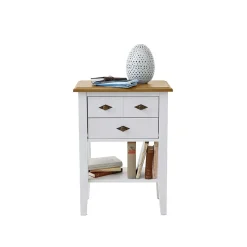 Landhaus Kommode Sibiuta in Weiß