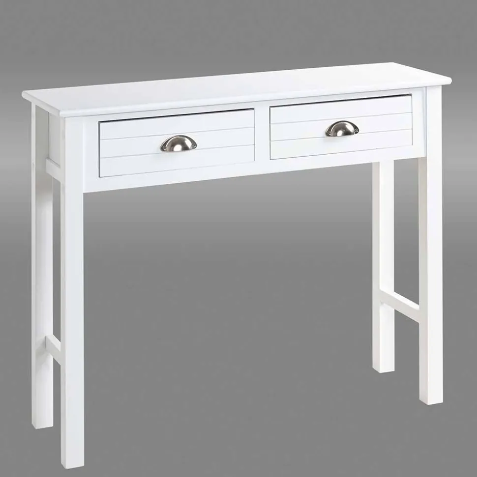 Landhaus Konsolentisch mit zwei Schubladen - Lebrufe