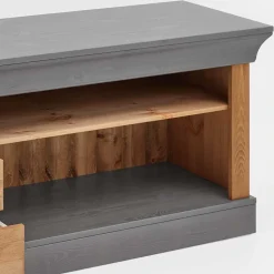 Landhaus Lowboard mit 3 Schubladen & 2 Fächern - Eshelas