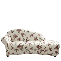 Landhaus Recamiere mit Blumen Stoff - Nitesa