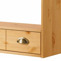 Landhaus Regal mit 2 Ablagen & 3 Schubladen - Zimoni