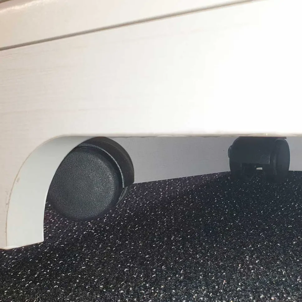 Landhaus Rollcontainer mit drei Schubladen - Mehady