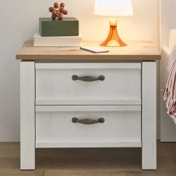 Landhaus Schlafzimmer Komplettset - Malvissa (fünfteilig)