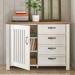 Landhaus Schlafzimmer Komplettset - Malvissa (fünfteilig)