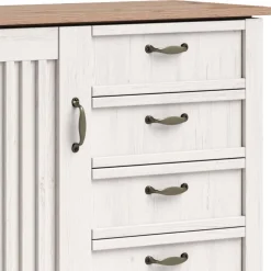 Landhaus Schlafzimmer Komplettset - Malvissa (fünfteilig)