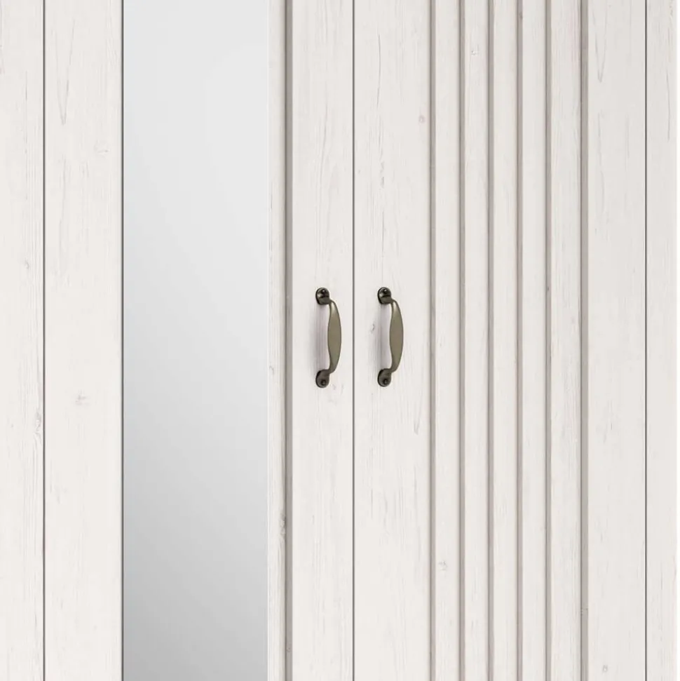 Landhaus Schlafzimmer Komplettset - Malvissa (fünfteilig)