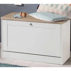 Landhaus Schuhbank mit Klappe - Nudion