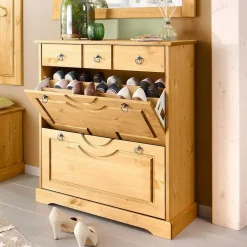 Landhaus Schuhkipper mit zwei Klappen - Edranov