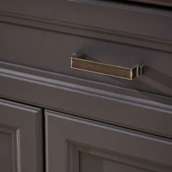 Landhaus Schuhschrank in Dunkelgrau - Thumbs