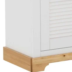 Landhaus Schuhschrank mit Lamellentüren - Axdonira