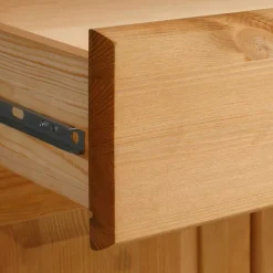 Landhaus Sekretär aus Kiefer Massivholz - Brindusa