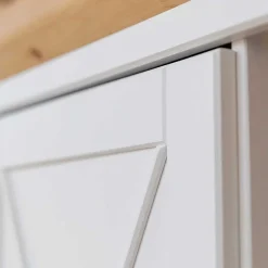 Landhaus Sideboard in Weiß & Natur Kiefer - Saluts