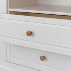 Landhaus Sideboard in Weiß & Natur Kiefer - Saluts