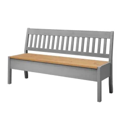 Landhaus Sitzbank in Grau mit Natur - Ziamora