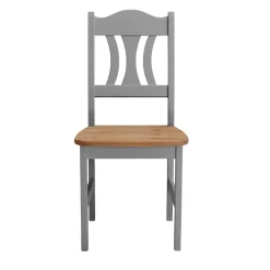 Landhaus Sitzgruppe Seramya in Grau Kiefer (fünfteilig)