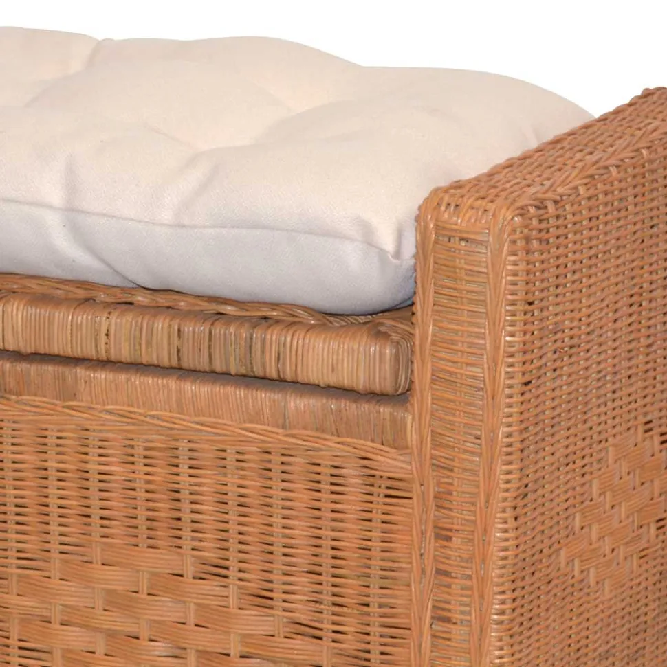 Landhaus Sitztruhe aus Rattan - Momiji