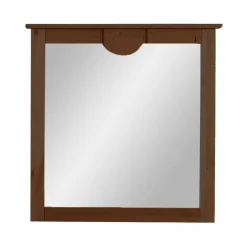 Landhaus Spiegel mit dunklem Holzrahmen - Yemisa