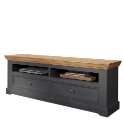 Landhaus TV Element in Grau - Ustricia