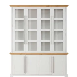 Landhaus Vitrinenschrank mit acht Türen - Eyzaco