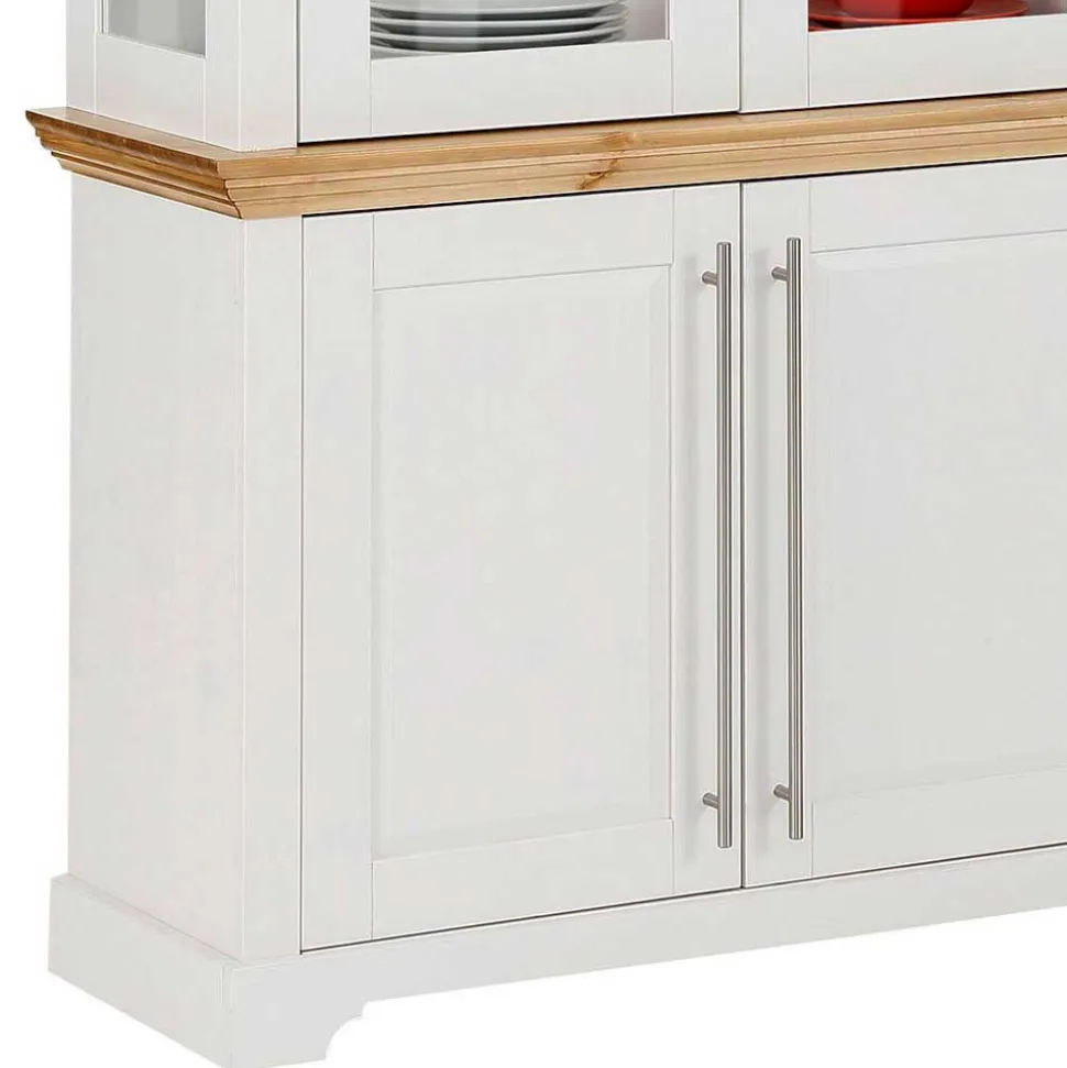 Landhaus Vitrinenschrank mit acht Türen - Eyzaco