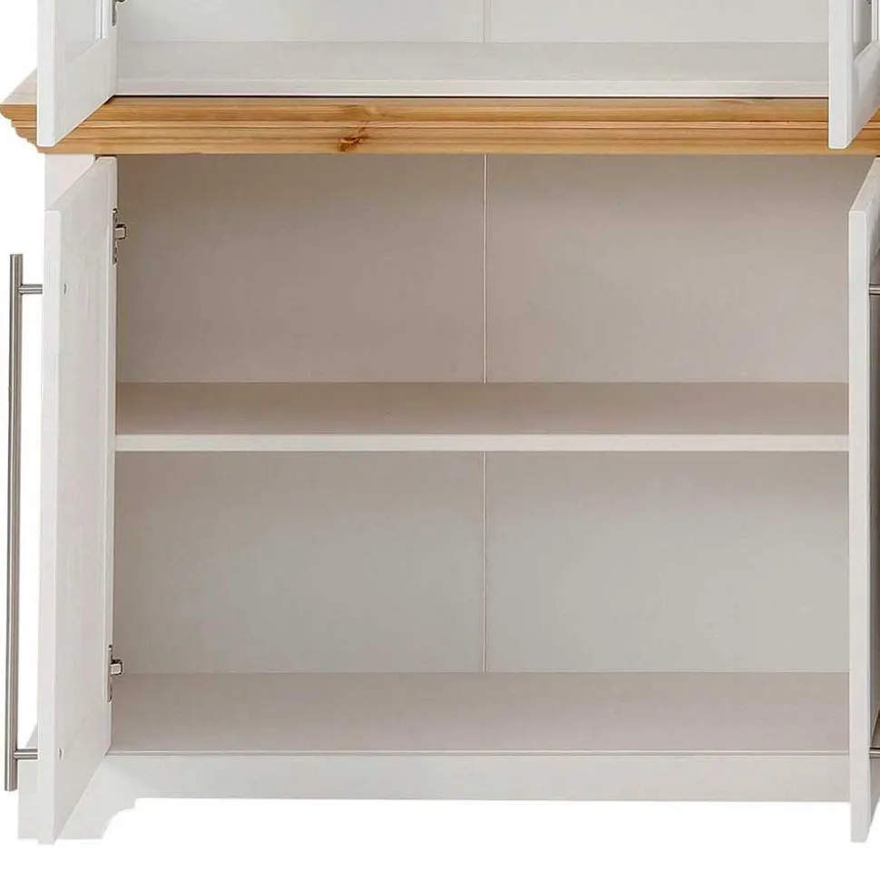 Landhaus Vitrinenschrank mit acht Türen - Eyzaco