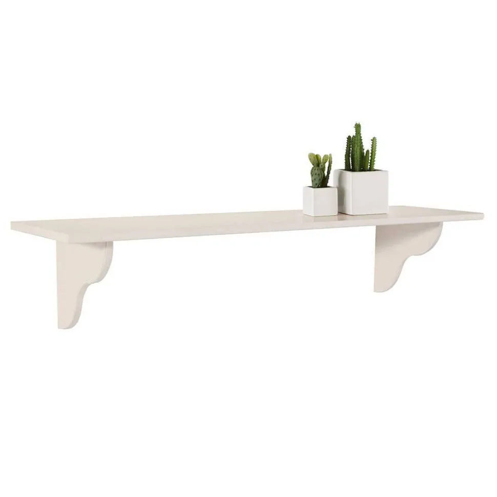 Landhaus Wandboard in Weiß Kiefer - Adiana