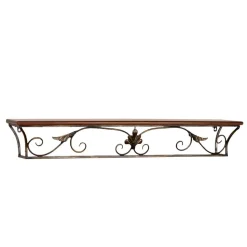 Landhaus Wandkonsole Juliama mit Metall Verzierung