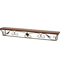 Landhaus Wandkonsole Juliama mit Metall Verzierung