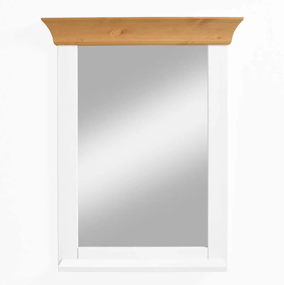 Landhaus Wandspiegel zweifarbig - Sibiuta