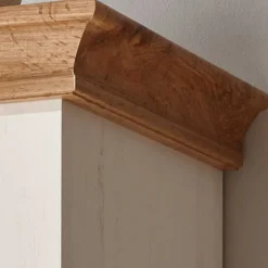 Landhaus Wohnzimmer Anbauwand Set - Diatara (vierteilig)