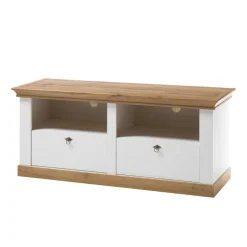 Landhaus Wohnzimmer Anbauwand Set - Diatara (vierteilig)