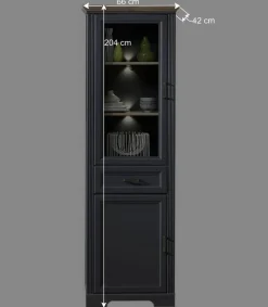 Landhaus Wohnzimmermöbel in Grau - Thumbs (dreiteilig)