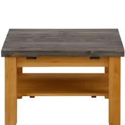 Landhaus Wohnzimmertisch in Natur & Grau - Ostanzia