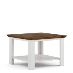 Landhaus Wohnzimmertisch aus Kiefer zweifarbig - Zalya