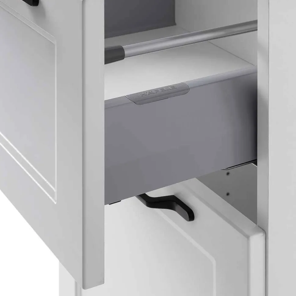 Landhausbadmöbel Kombination - Gyatso (vierteilig)