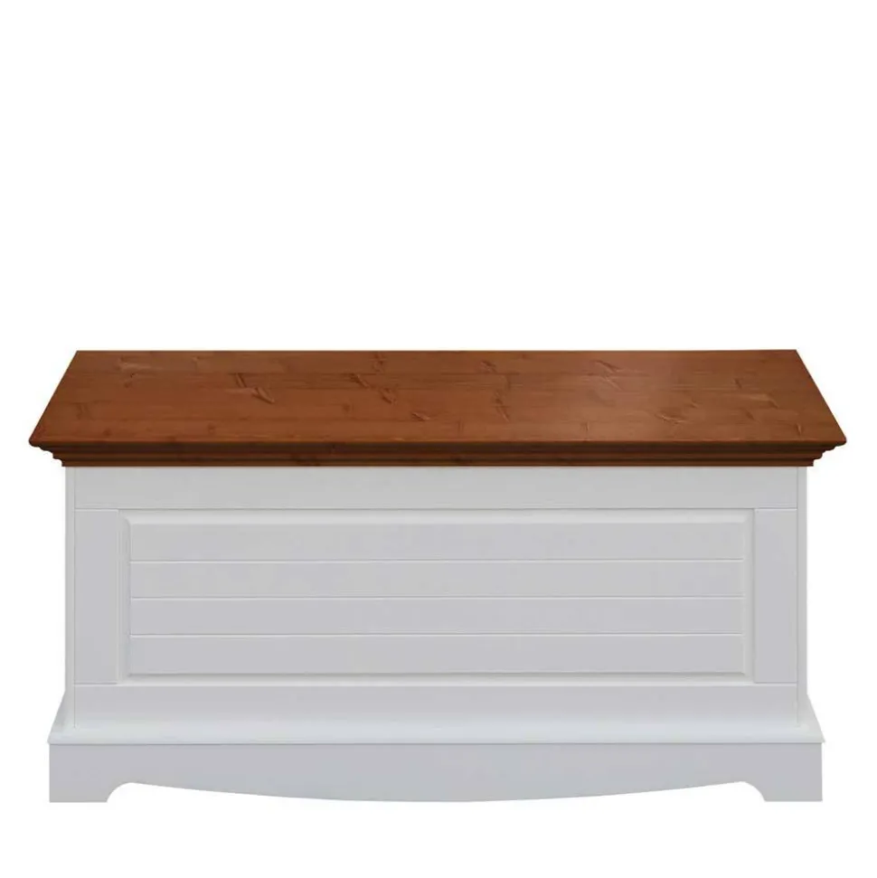 Landhaustruhe mit flachem Deckel - Manipur