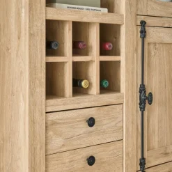 Landhaus-TV-Anbauwand Set - Hengas (dreiteilig)