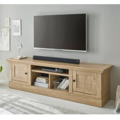 Landhaus-TV-Anbauwand Set - Hengas (dreiteilig)