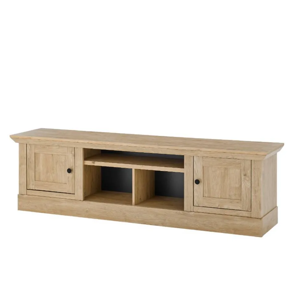 Landhaus-TV-Lowboard in Eiche Gold - Hengas