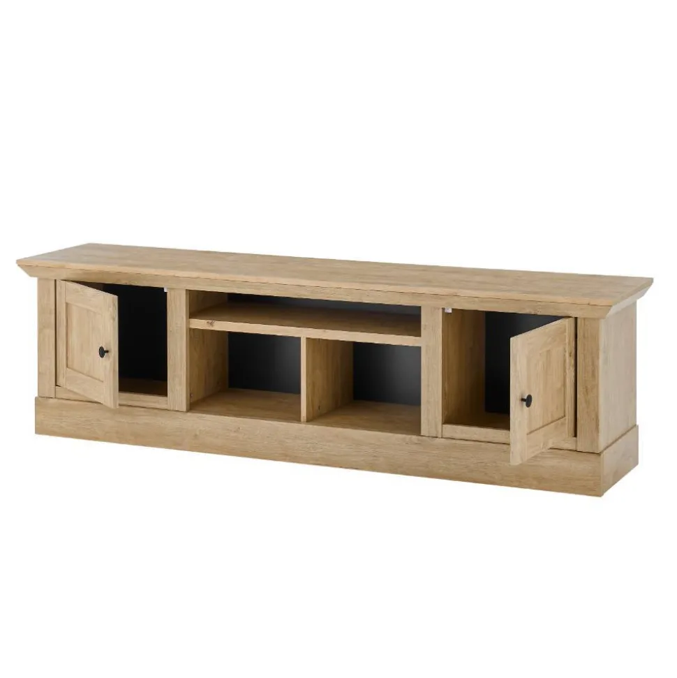 Landhaus-TV-Lowboard in Eiche Gold - Hengas