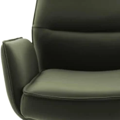 Leder-Barstühle mit Armlehnen - Asca (2er Set)