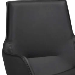 Lederstühle in Schwarz - Pomo (2er Set)